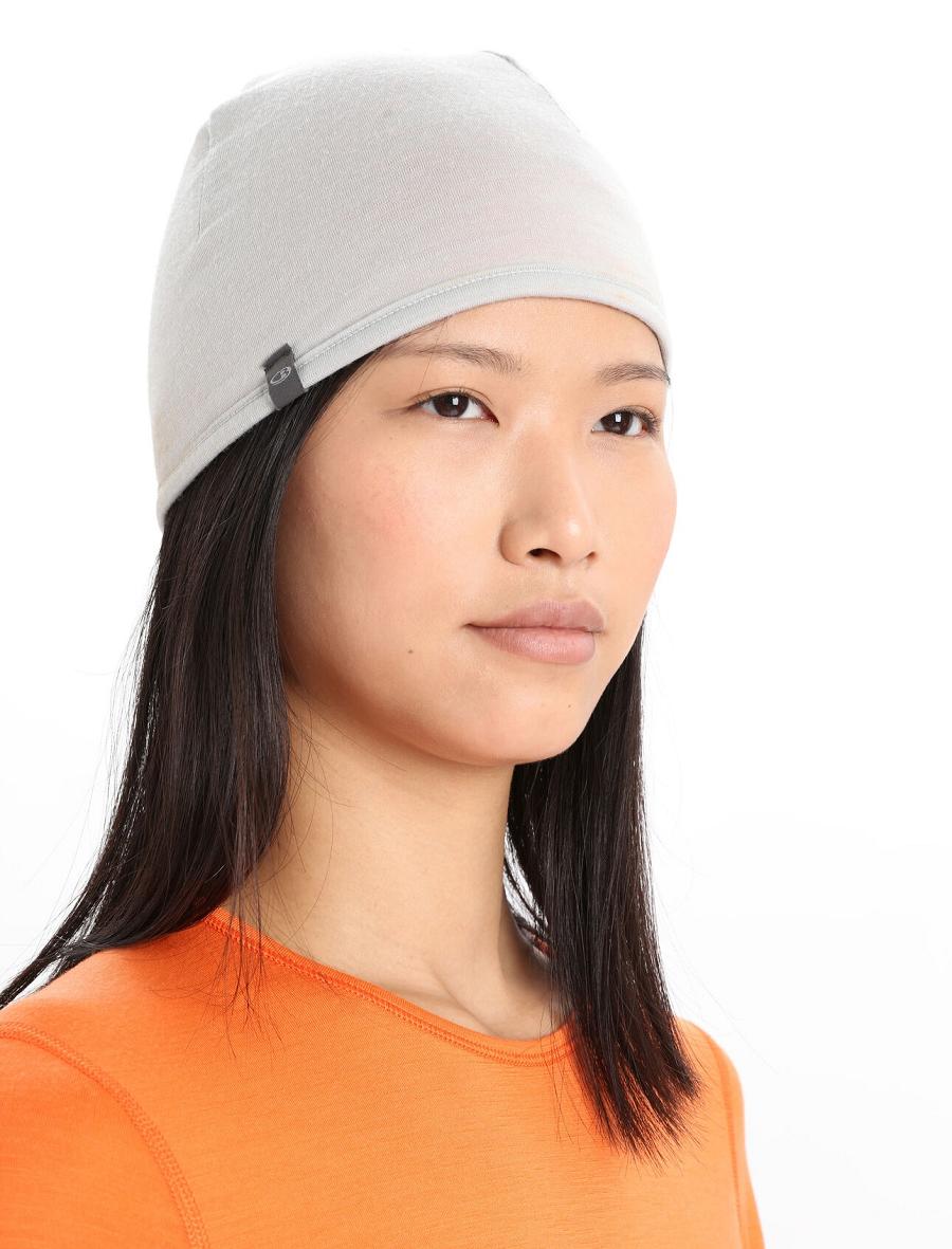 Men's Icebreaker Unisex Merino Pocket Beanie Hats Flash / Ether | CA 1845CTVE